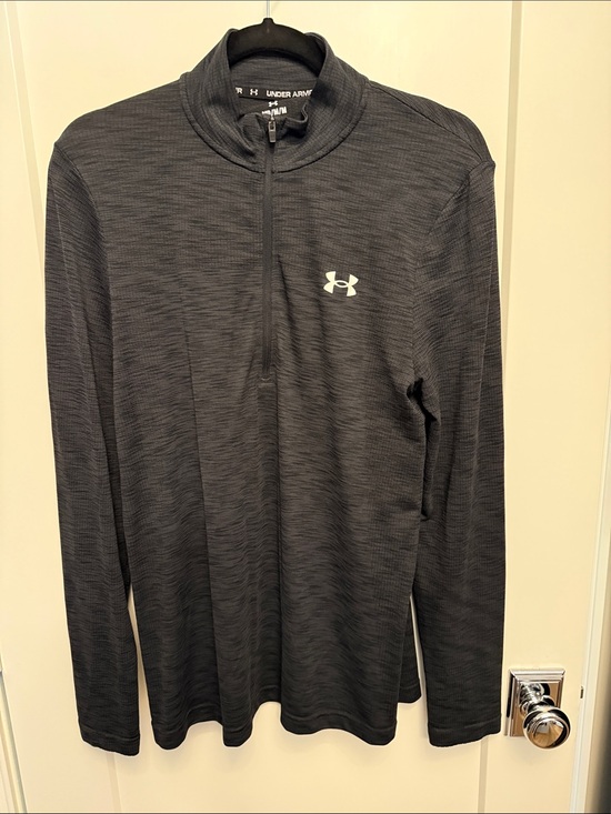 Under Armour Other - Under Armour Men's Dark Gray Heather Quarter-Zip Pullover